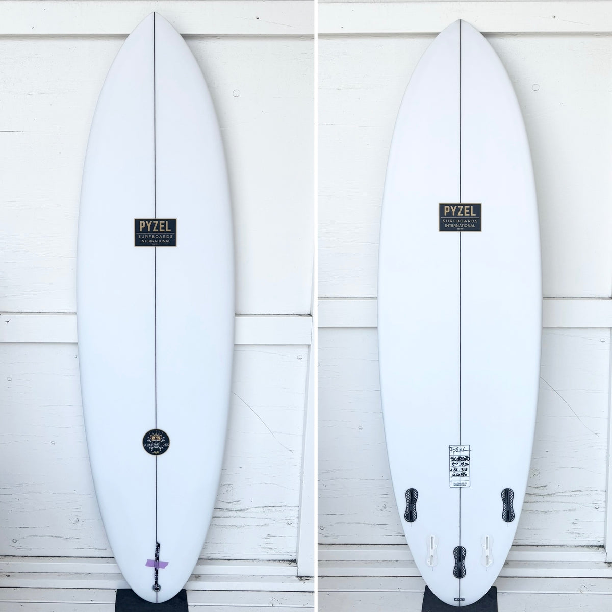 212890】SCORE LORD 5-11x19.50x2.56 FC-5 V-31.8L – Pyzel surfboards