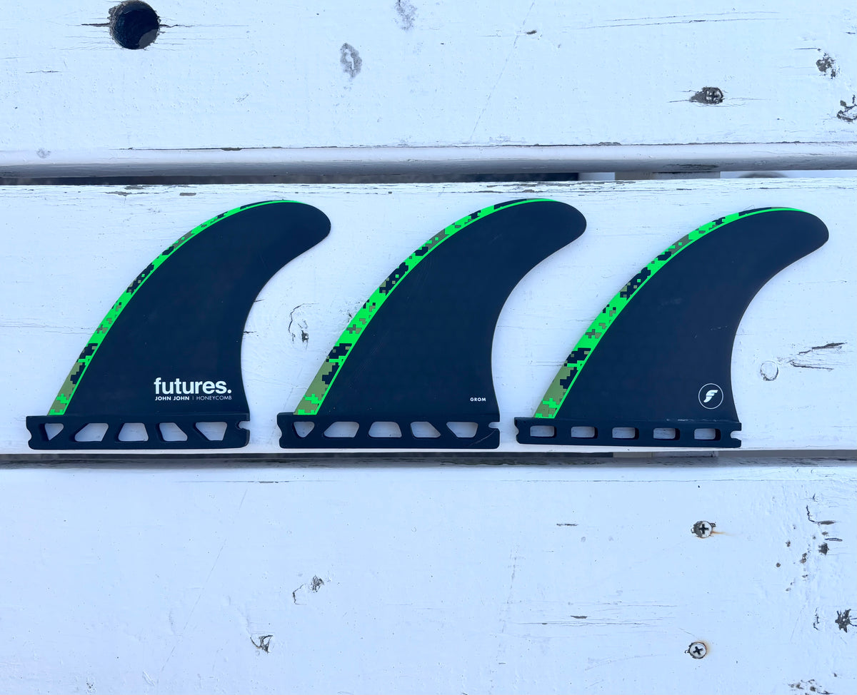フューチャーフィン RTM HEX JOHN JOHN X-SMALL JOHN JOHN FUTURE RTM HEX FIN (XS) サイズ ※GROM – Pyzel surfboards