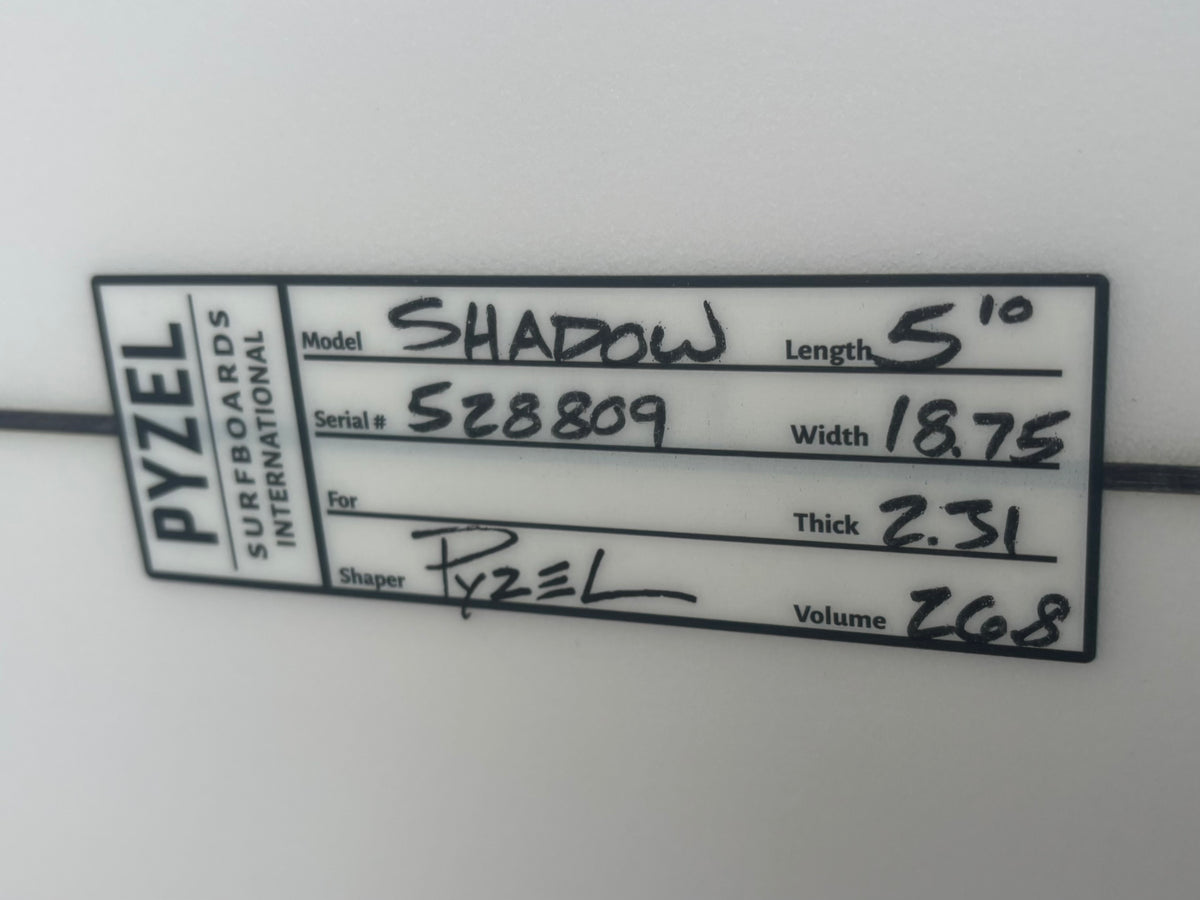 528809】 OUTLET SHADOW 5-10 x 18.75 x 2.31 SQ FU-3 V-26.8L – Pyzel