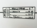 【212017】OUTLET RADIUS PRIME 5-7x18.38x2.19 ROUND FC-3 V-23.5L
