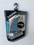PYZEL FUTURES HEX/CARBON TRI FIN L SIZE
