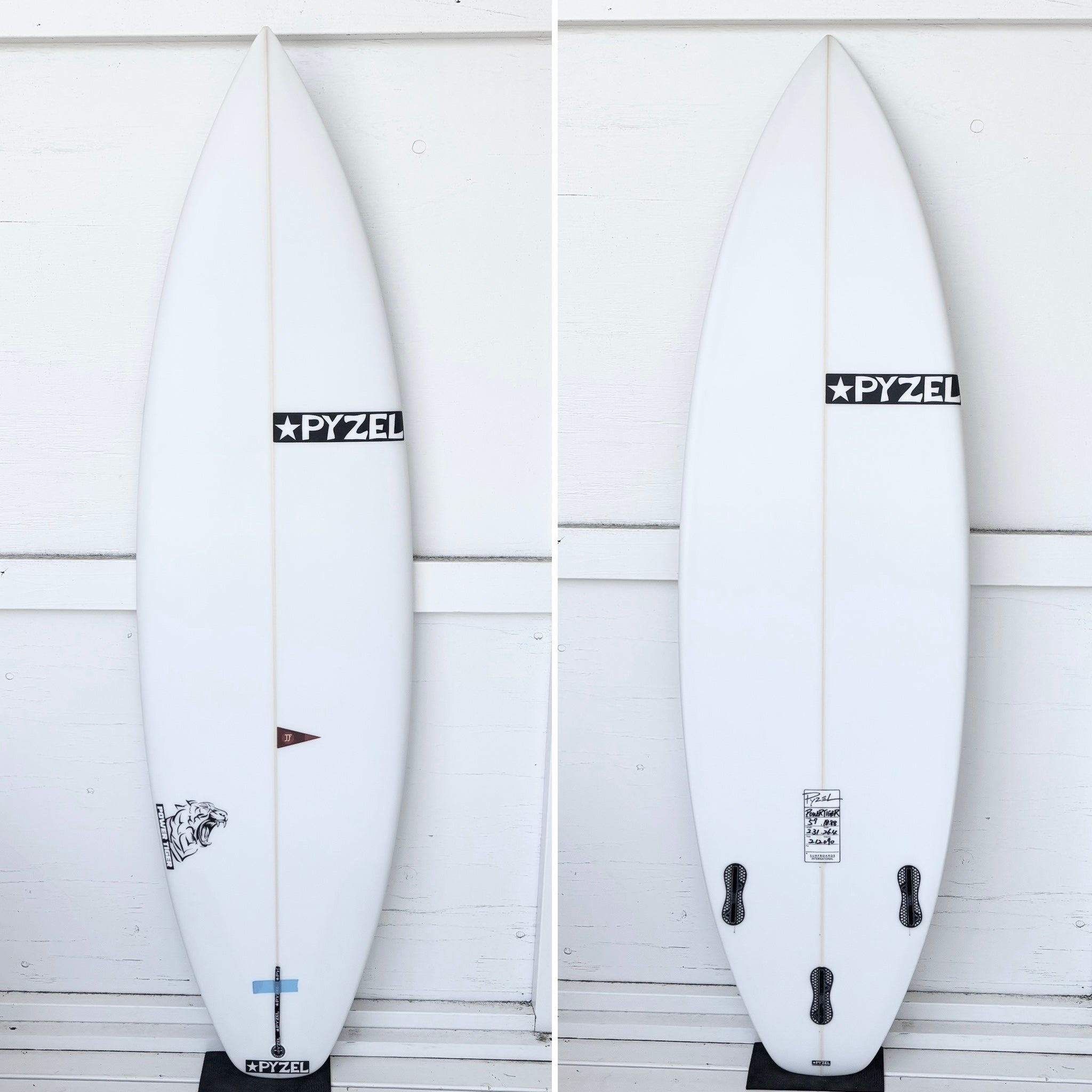 TIGER Ver. 20 サーフボードフィン ウルトラライトカーボン Short | POWER TIGER – Pyzel surfboards japan