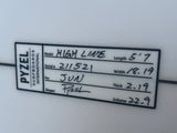 【211521】USED HIGHLINE 5-7x18.19x2.19 SQ FU-3 V-22.9L