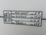 【210948】OUTLET MINI GHOST 5-8x19.25x2.5 SQ FC-3 V-30.0L