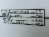 【211800】WHITE TIGER 5-4x19.25x2.44 SQ FU-3 V-28.2L