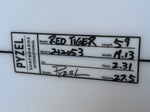 【212053】RED TIGER 5-9x19.13x2.31 SQ FC-3 V-27.5L