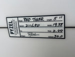 【211650】RED TIGER 5-11x19.38x2.44 SQ FC-3 V-30.0L