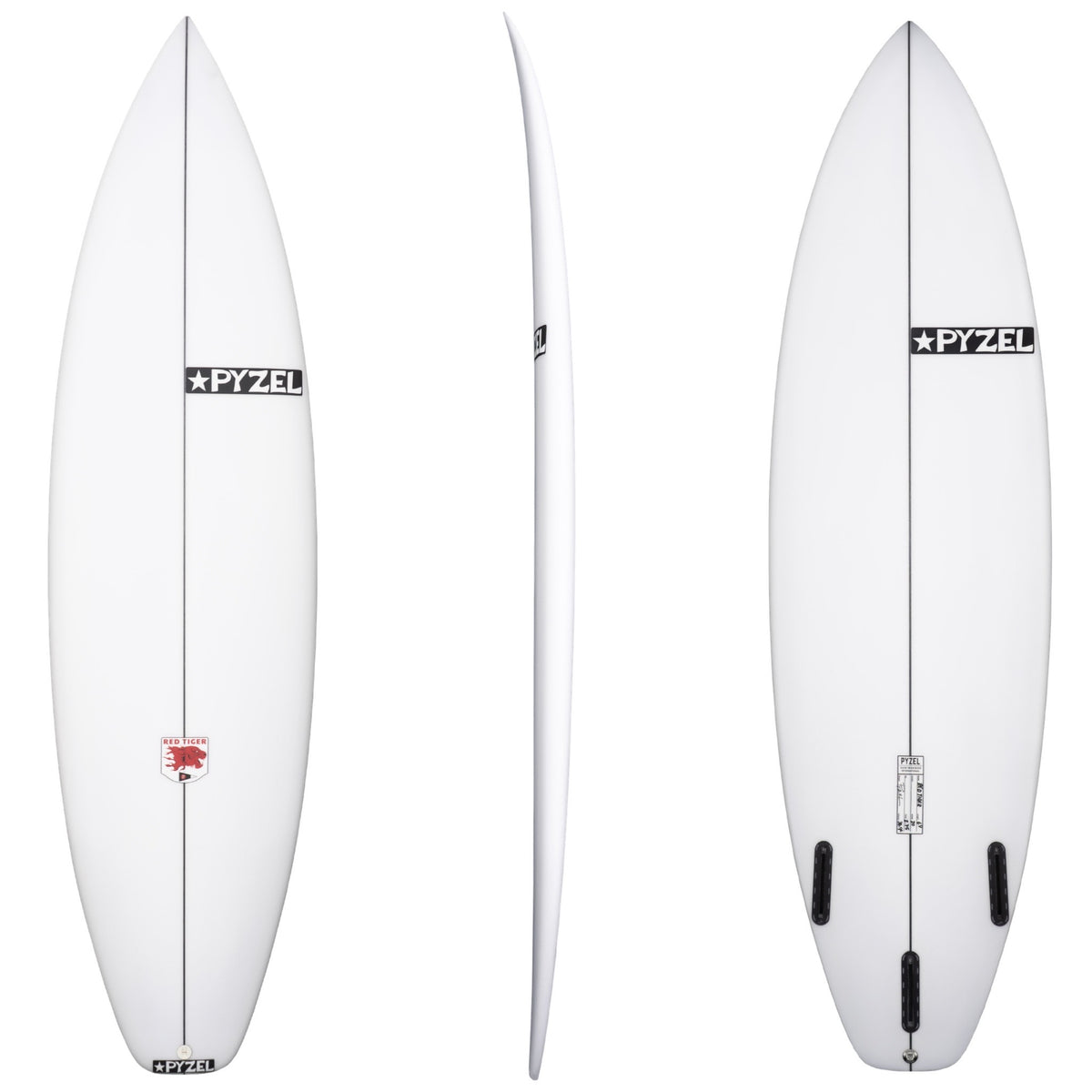 Pyzel With Good Rocker Red Tiger /標準サイズボードオーダー TRY FIN – Pyzel surfboards japan
